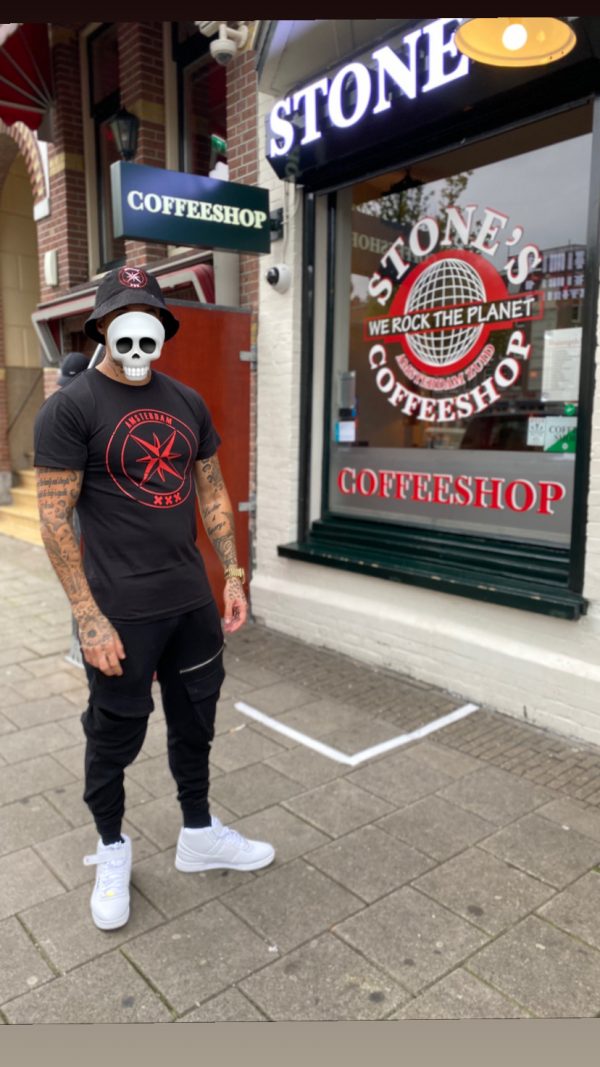 90 Minuten Shirt rood logo