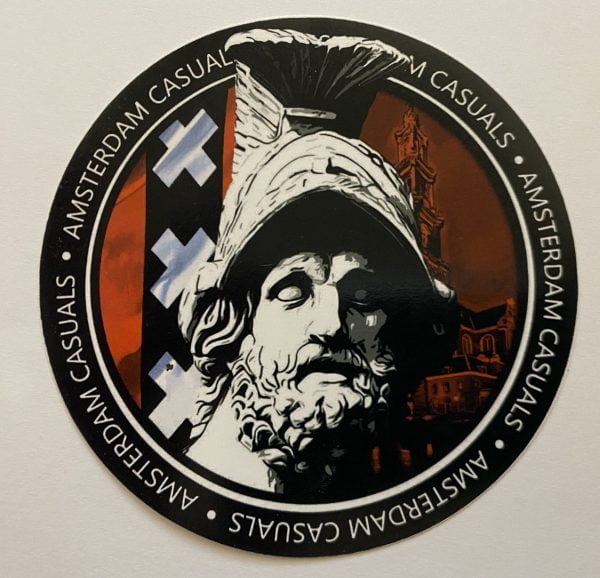 Sticker casuals ajax rond