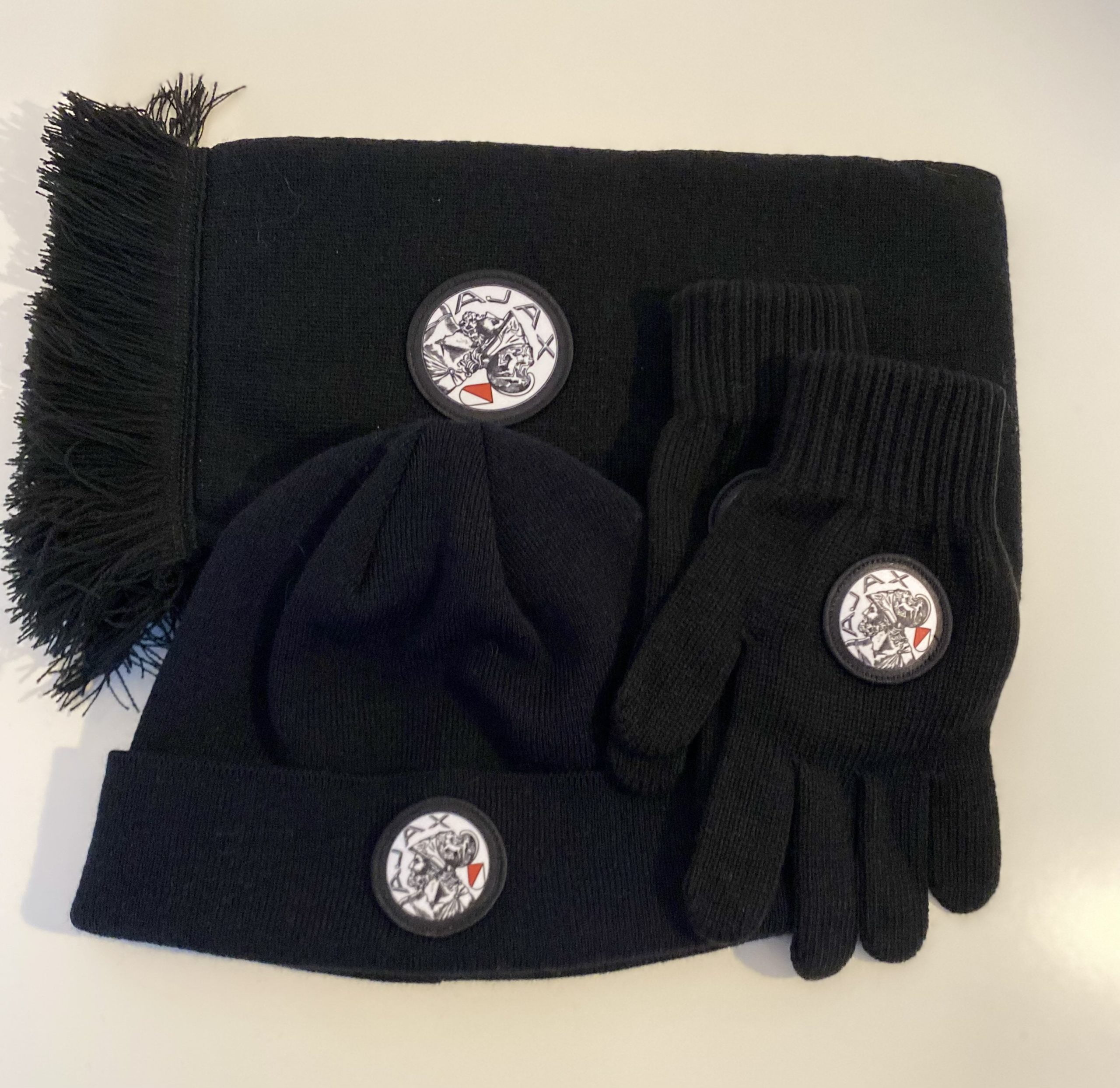Handschoenen oude ajax logo