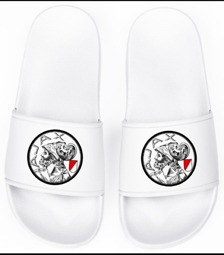 Oude logo slippers Wit