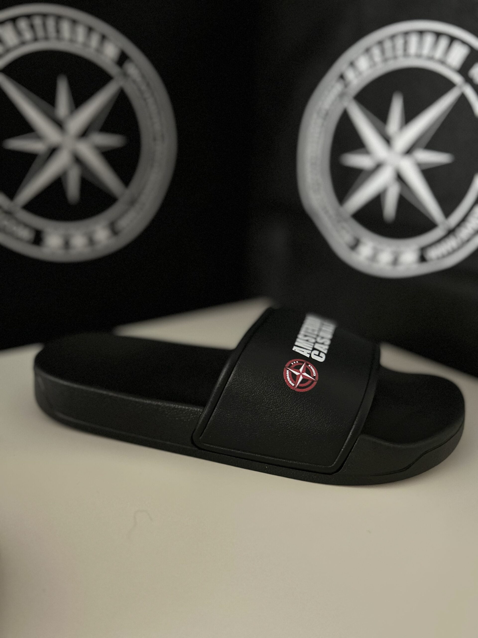 Amca banner slippers