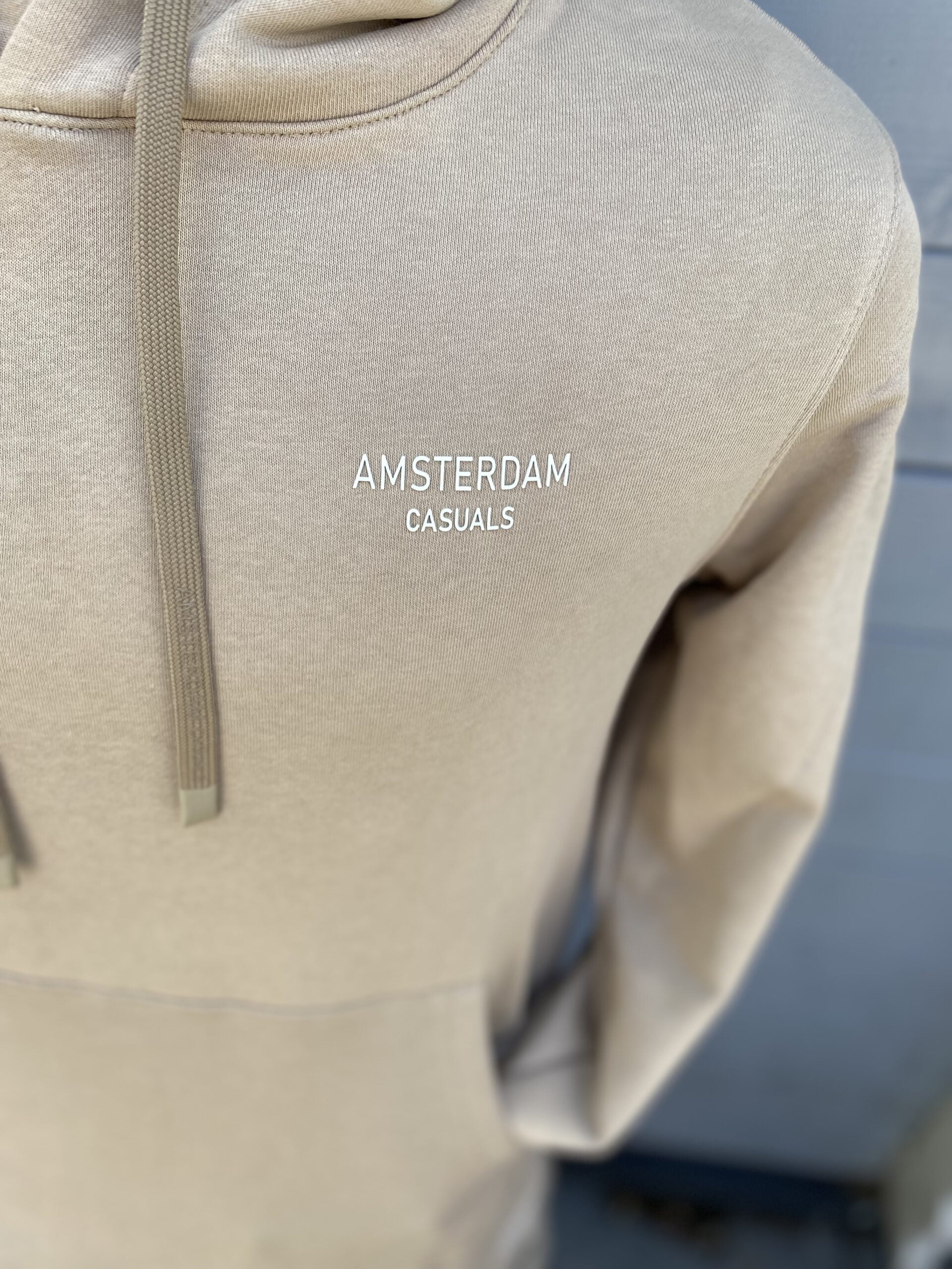 Casual style hoodie brown