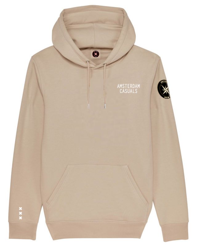 Casual style hoodie brown